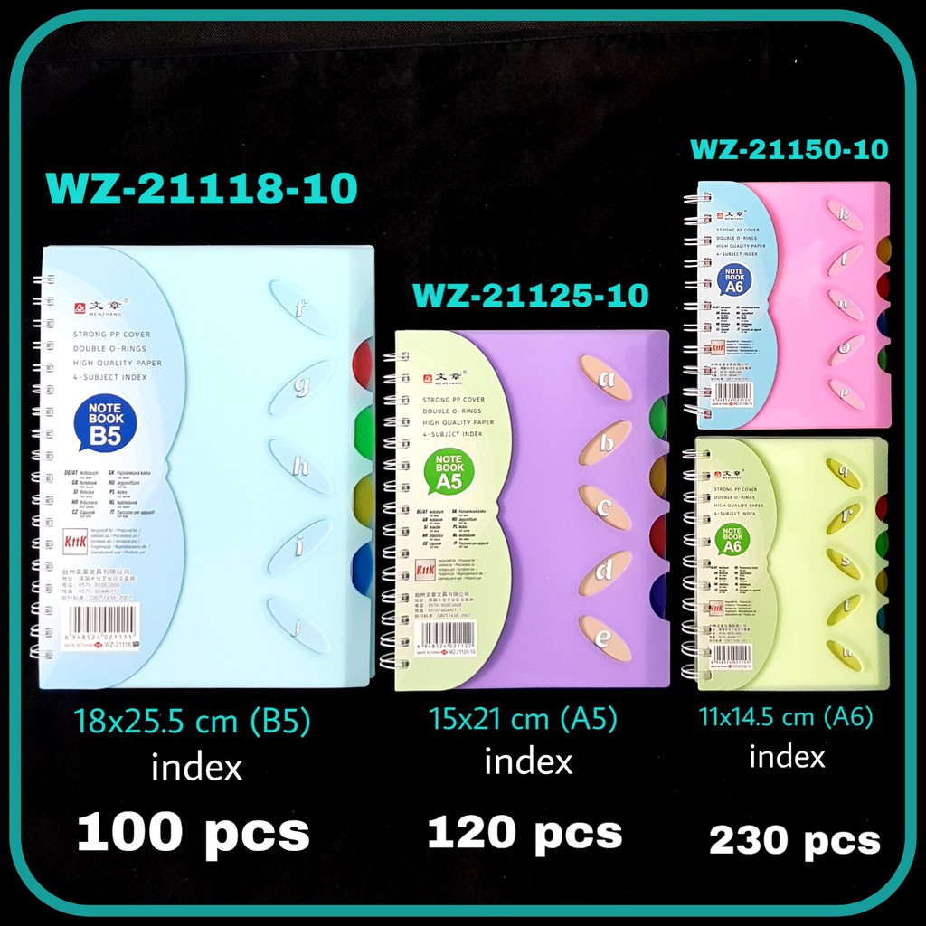 

ILP Buku Catatan Spiral A5 WZ-21125-10 / Notebook Spiral / Buku Spiral