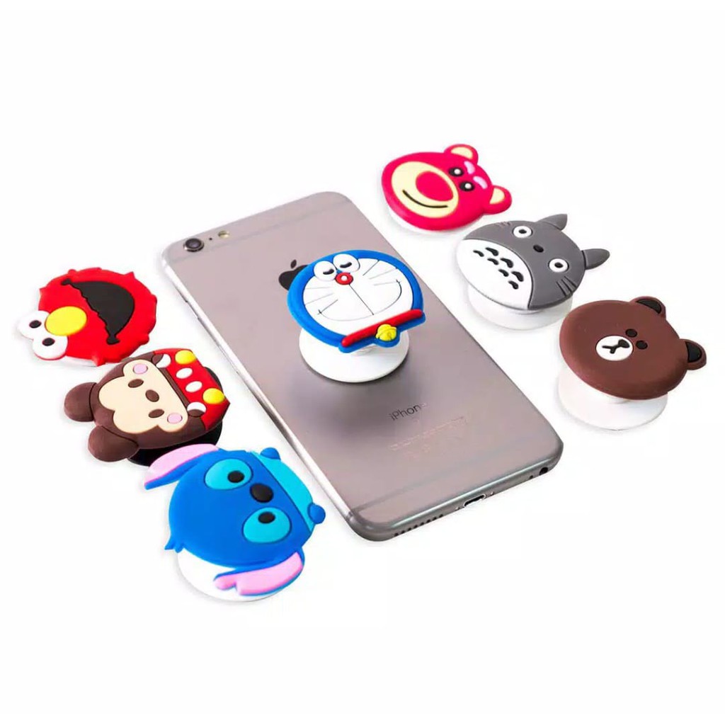 ♥TMALL88♥ Popsocket Bulu Warna-Warni