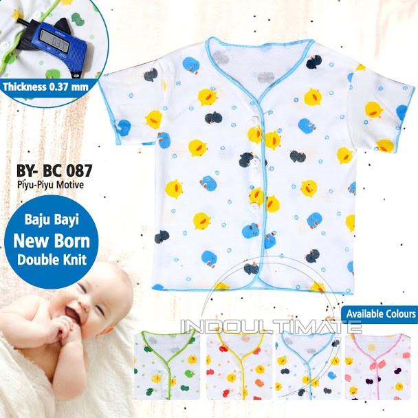 Baju bayi Newborn Lengan Pendek Motif Pakaian Kaos Anak Bayi Laki laki perempuan BC-087