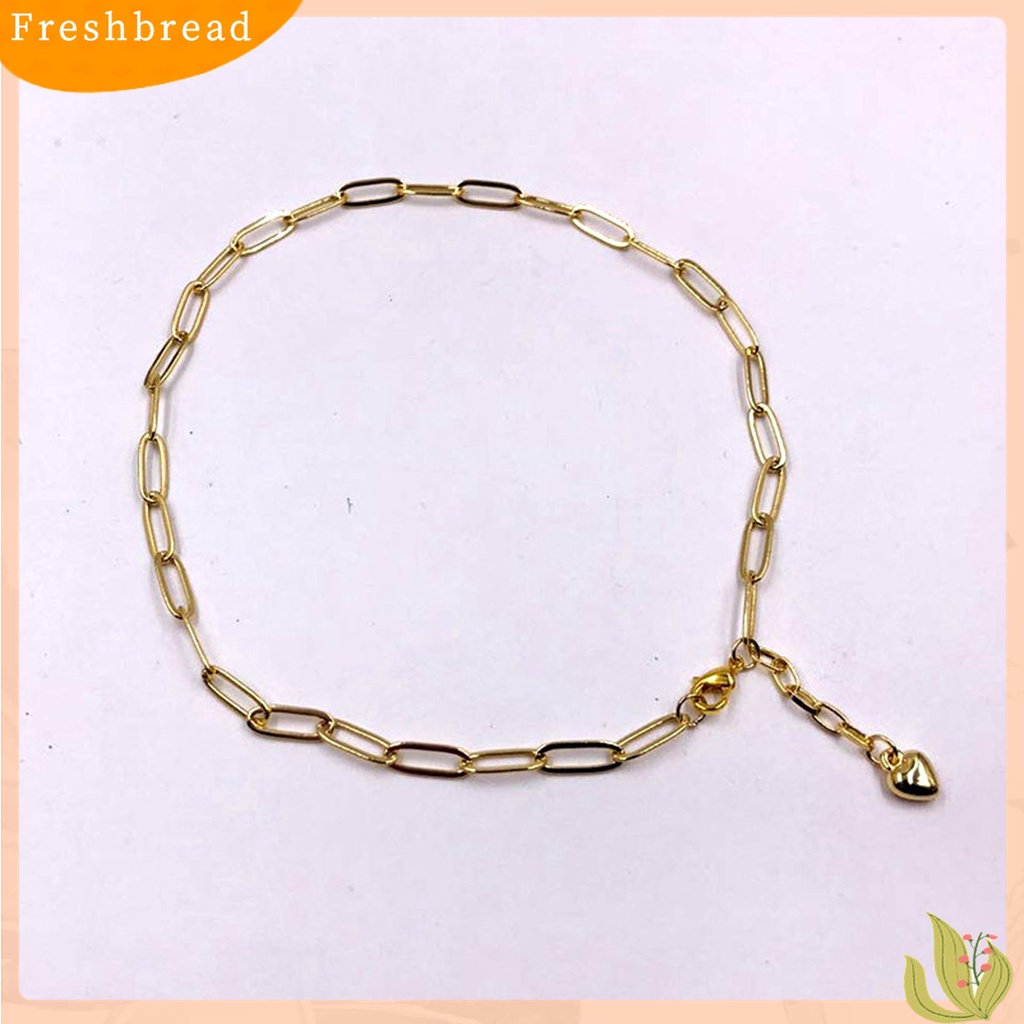 Terlaris Women Fashionable Vintage Paperclip Anklet Bracelet Foot Chain Jewelry Gift