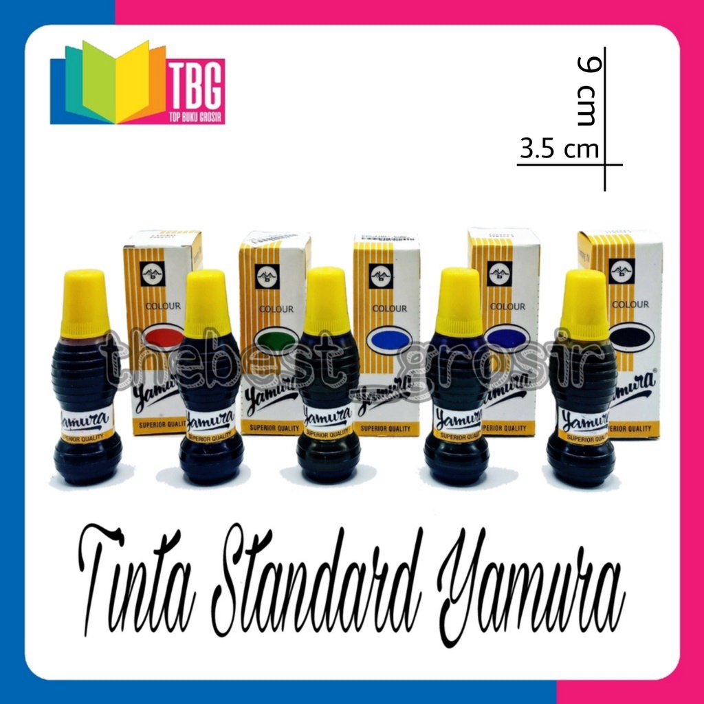 

1 PCS TINTA STANDARD YAMURA / TINTA STEMPEL YAMURA / STAMP INK YAMURA