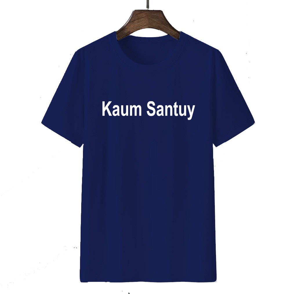 Tshirt Baju Kaos Distro Kaum Santuy / Kaos Distro Pria Wanita