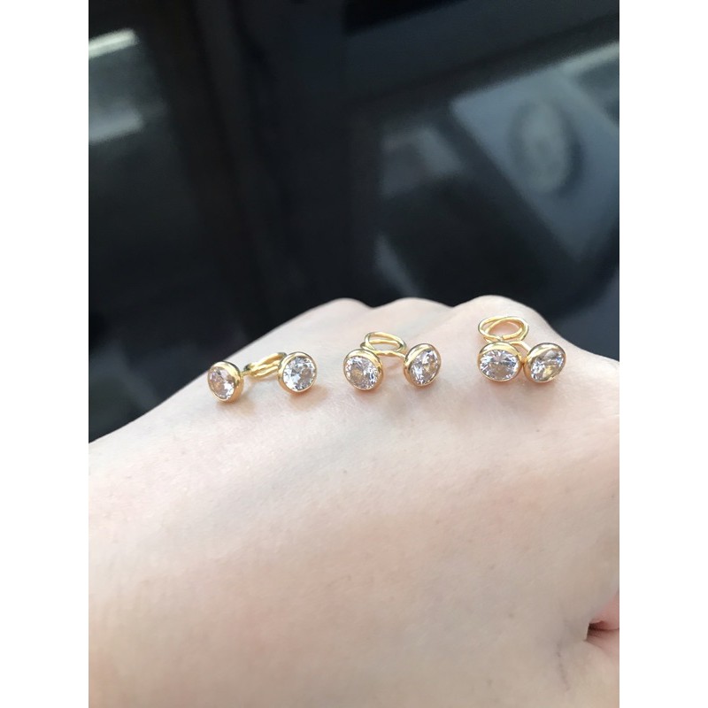 Anting toge emas asli kadar 300