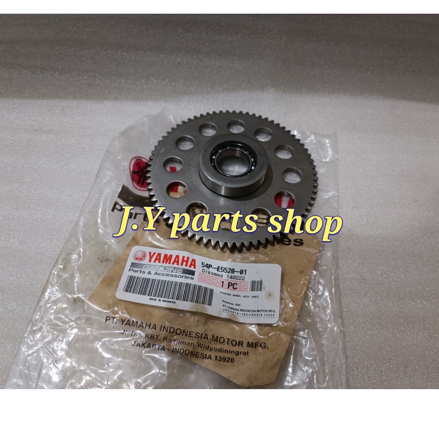 GIR GEAR GIGI STATER WHEEL ASSY MIO J SOUL GT FINO FI XRIDE X RIDE 115 LAMA ORIGINAL YGP 54P-E5520-01