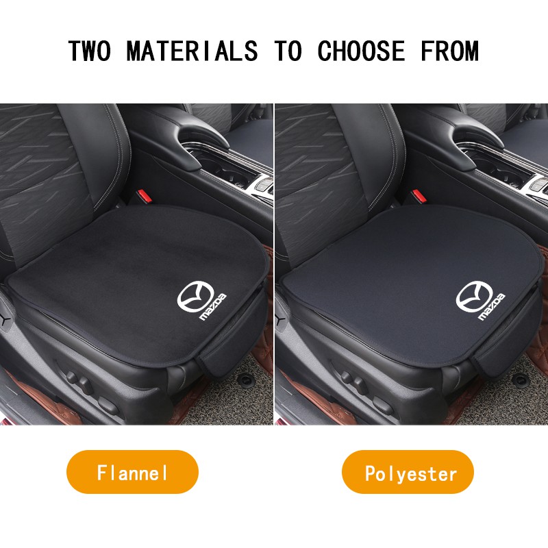 Car Seat Cushion Universal Fit Most Cars Auto Seat Cover Interior Accessories Car Seat Protector Mat For Mazda CX5 Mazda 3 2 6 5 CX3 RX8 BT50 323 CX8 CX30 RX7 626 CX7 NX5 CX9