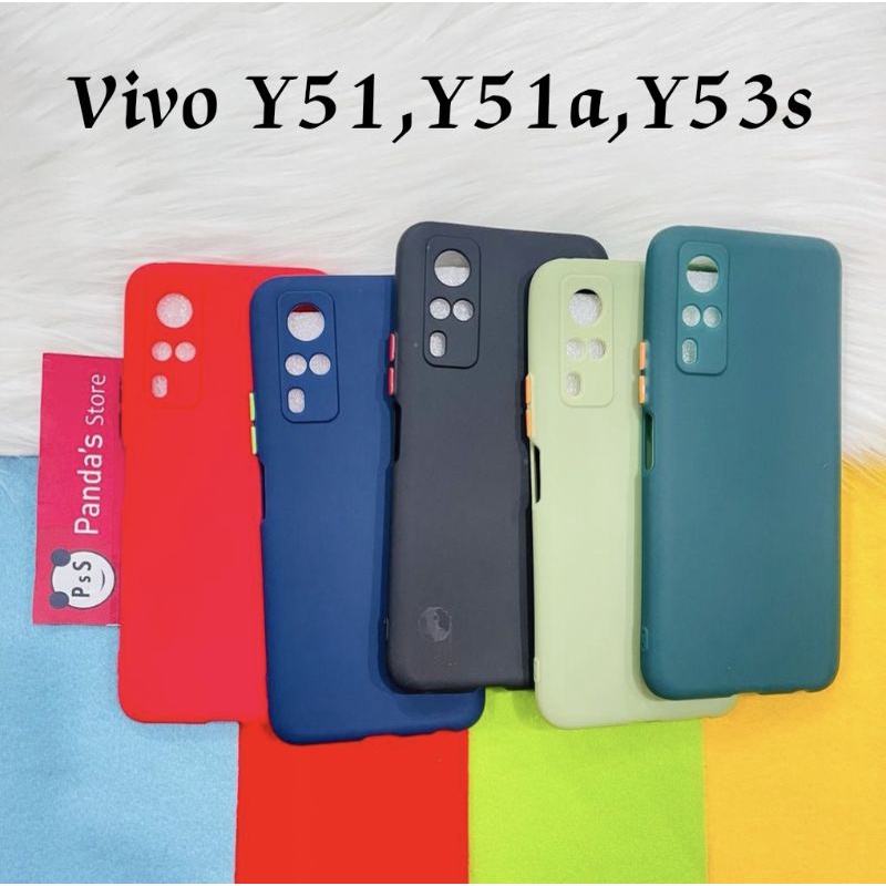 Case Vivo Y51, Y51a, Y53s Babycase + Pelindung Kamera, Makaron Full Color (PsS)