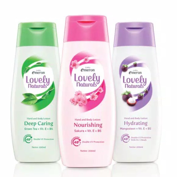 EMERON Lovely Naturals Hand Body Lotion 200ml