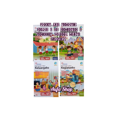 Paket Lks Tema kelas 1 SD Semester 1 Warna Mukti grafika