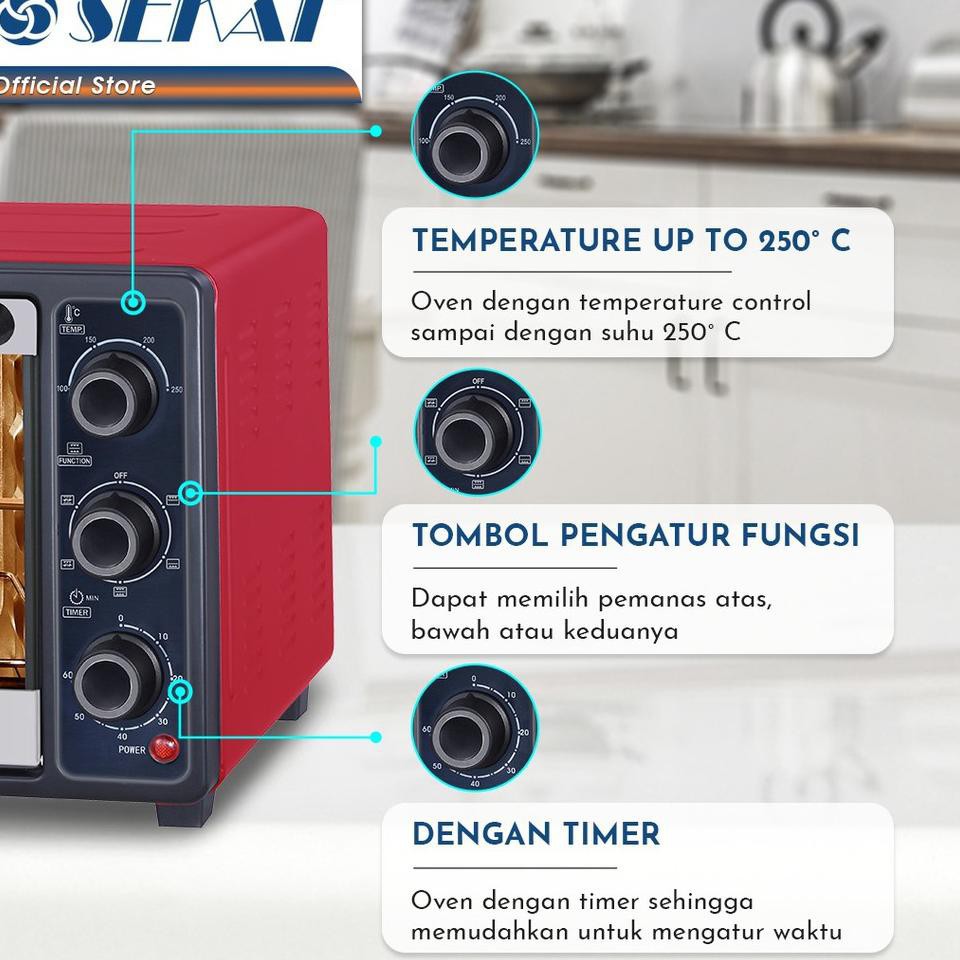 Sekai Oven Listrik (21L) OV 210 sekai