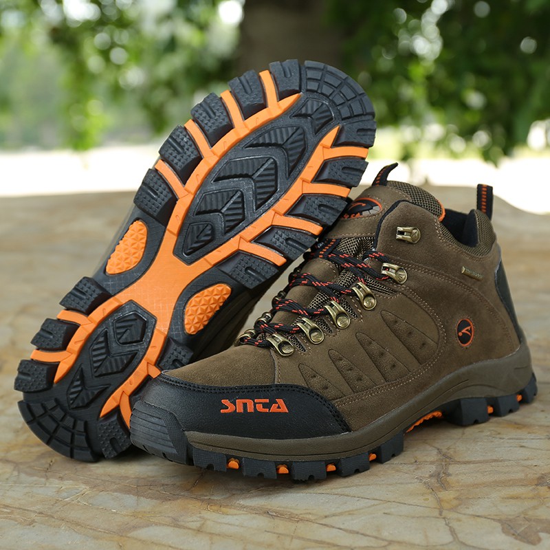 Sepatu Gunung/Hiking SNTA 470 / 505  Brown Orange -Waterproof