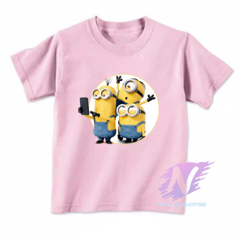 baju anak kaos anak karakter Minions the movie