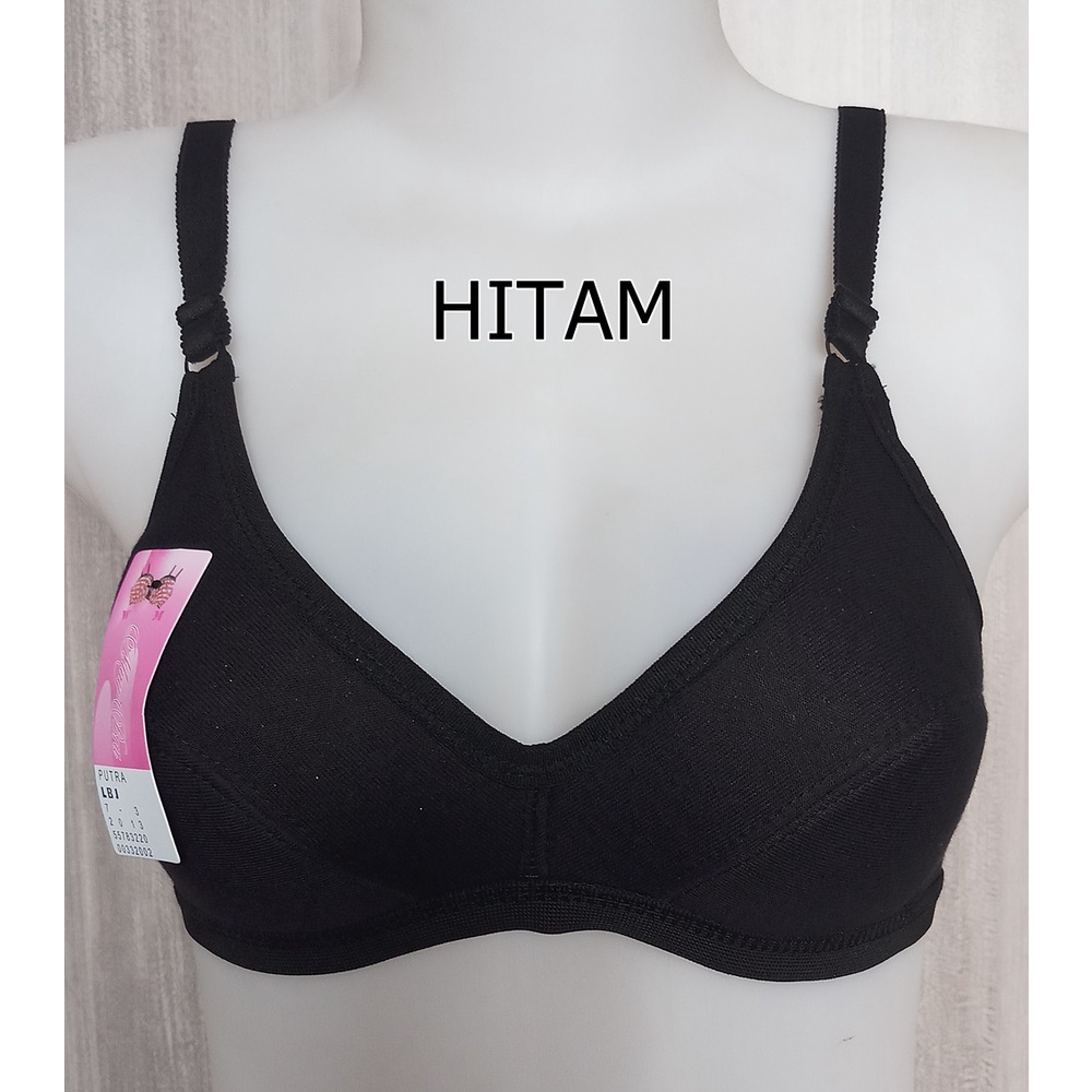 BH SPORT MAY BRA ABG Uk 34-38 Kancing 2 Tanpa Busa Tanpa Kawat