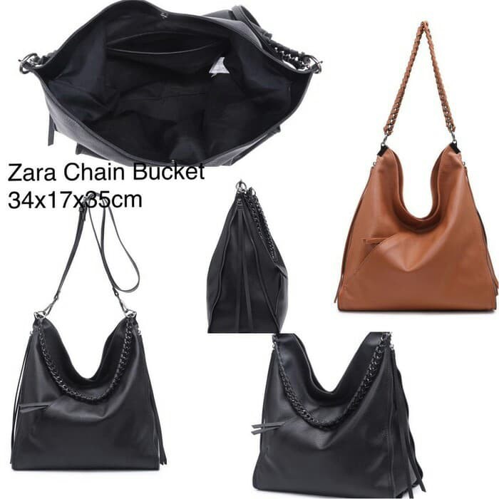 TAS ZARAA ZR TOTE BAG SHOULDER BAG TAS BAHU CHAIN BUCKET IMPORT PREMIUM #3040