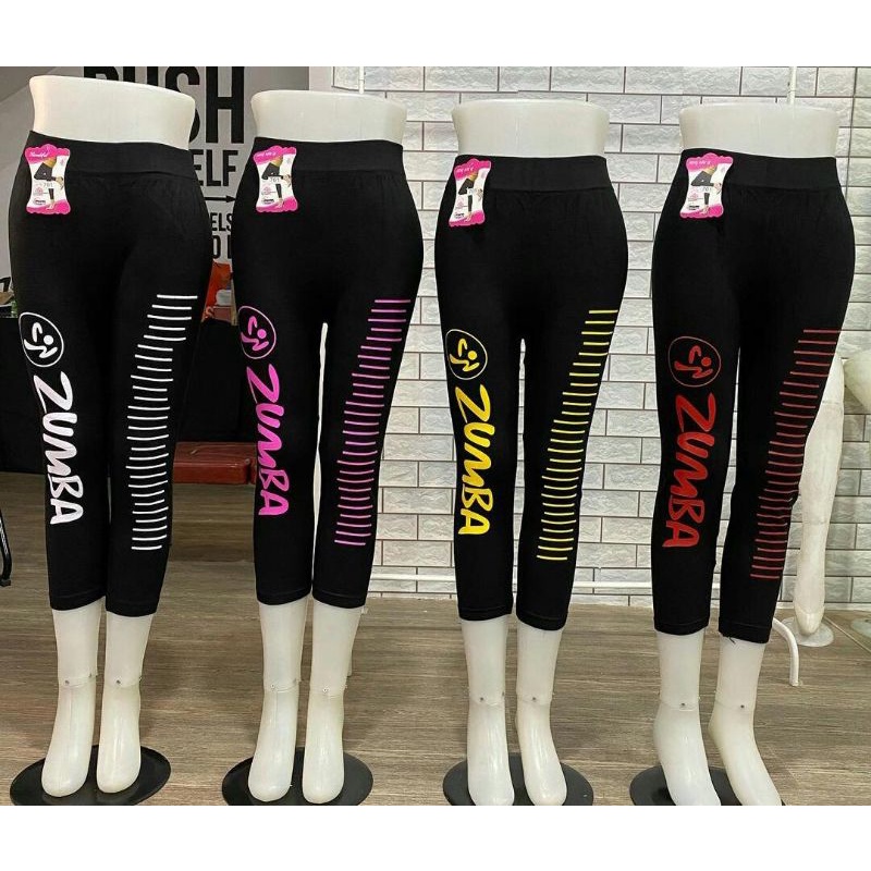 NEW LEGGING IMPORT 7/8 ZUMBA GARIS/LEGGING IMPORT MURAH