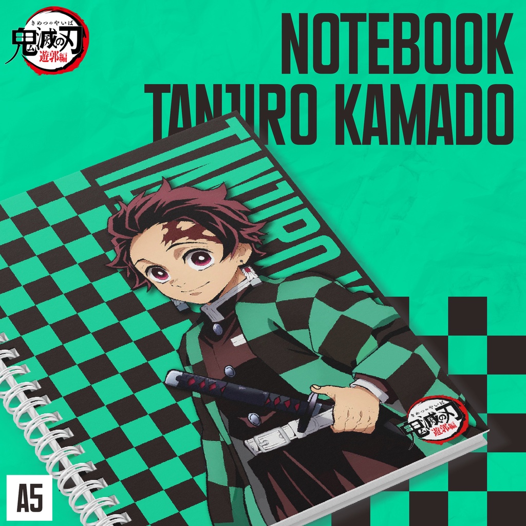

Notebook Sketchbook Anime Tanjiro Kamado Ukuran A5 Seri 1 Demon Slayer Kimetsu No Yaiba