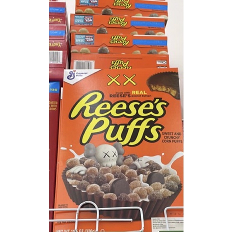 reeses puff kaws cereal