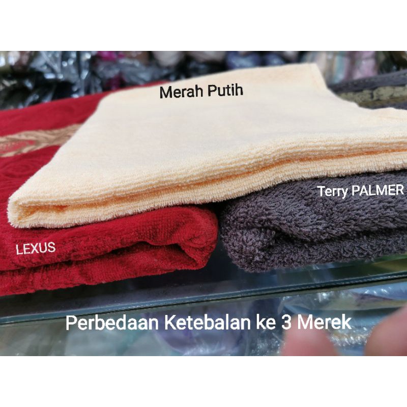 Handuk Mandi Dewasa TERRY PALMER Premium Tebal Katun 100% Cotton Warna Polos Jumbo / Handuk Mandi Dewasa