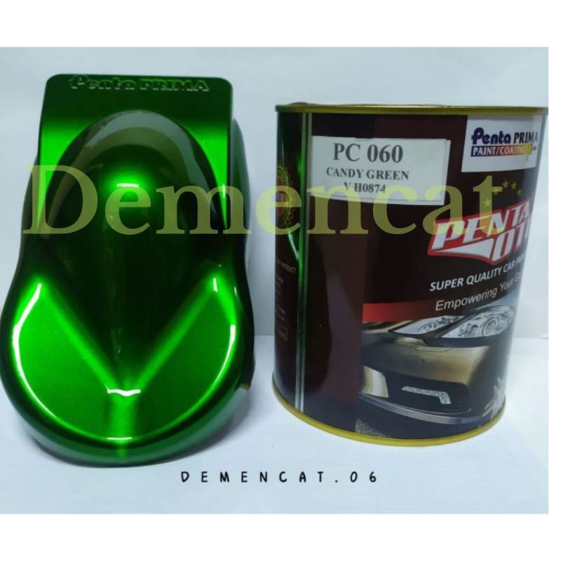 Cat Candytone PU green / cat candy pu green / paket cat candy pu green+silver / cat candy pu 200ml /