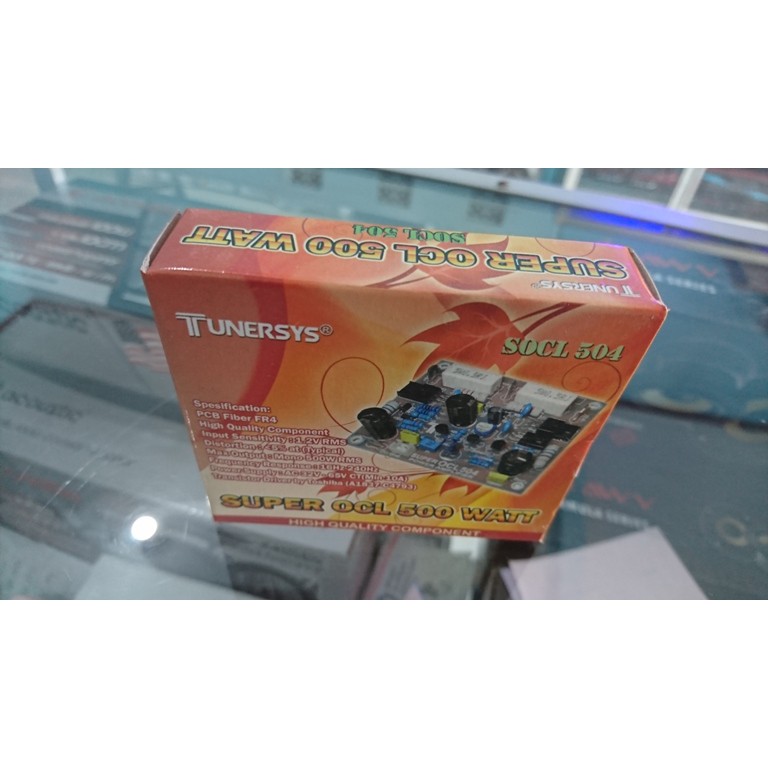 POWER DRIVER KIT SOCL 504 PCB FIBER 500W SUARA MANTAP