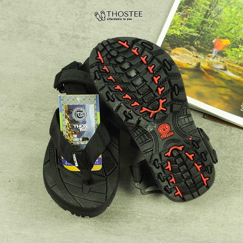 Sandal Gunung Pria Thostee Daun JGn 002 Aio