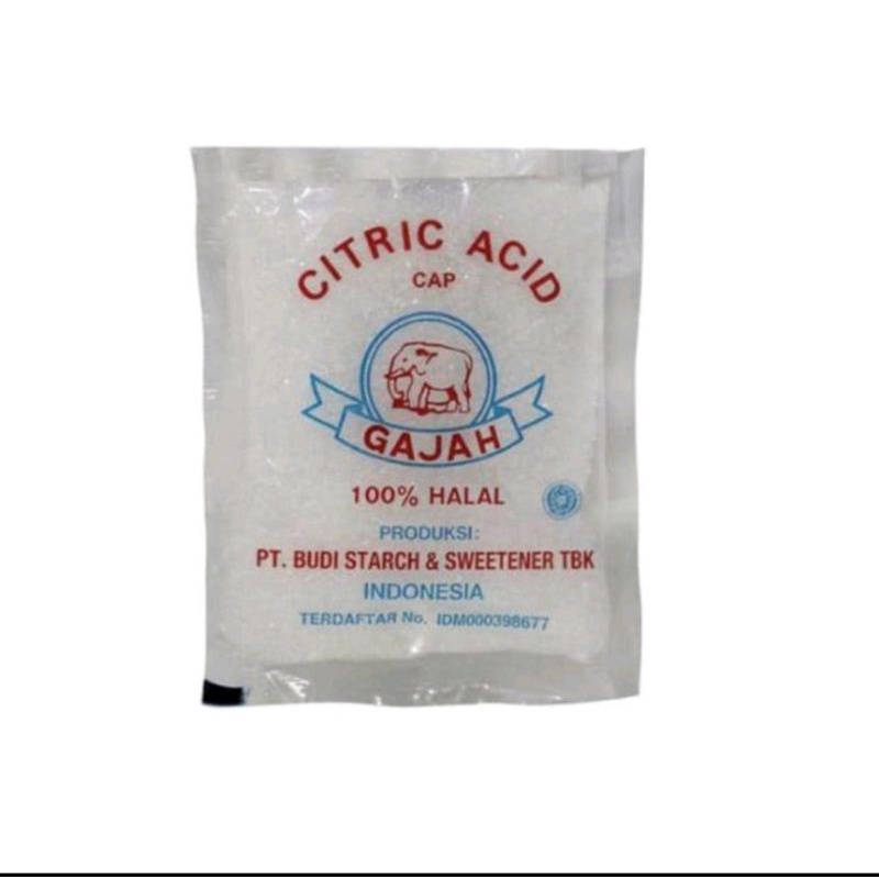 Acid cah gajah 50g / sitrun / asam sitrun / pemutih