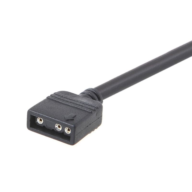 Cre Kabel Adapter Konektor 5v 3pin Rgb Vdg Untuk Motherboard 5v 3pin Vdg Ke Normal 3pin