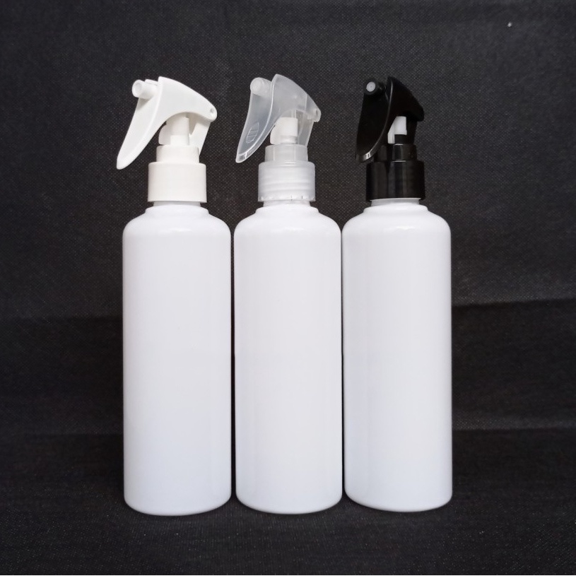 BABEE - BOTOL PLASTIK 250ML PUTIH TUTUP SPRAY TRIGGER BURUNG N24 / BOTOL 250ML TRIGGER BURUNG SPRAY [HARGA GROSIR]