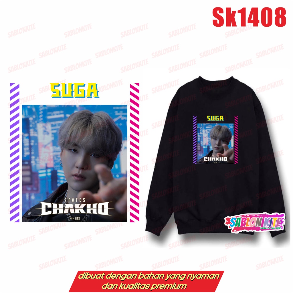 MURAH!!! SWEATER KPOP MEMBER CHAKHO SK1408 JK SG V JIN JM RM JH 4 WARNA