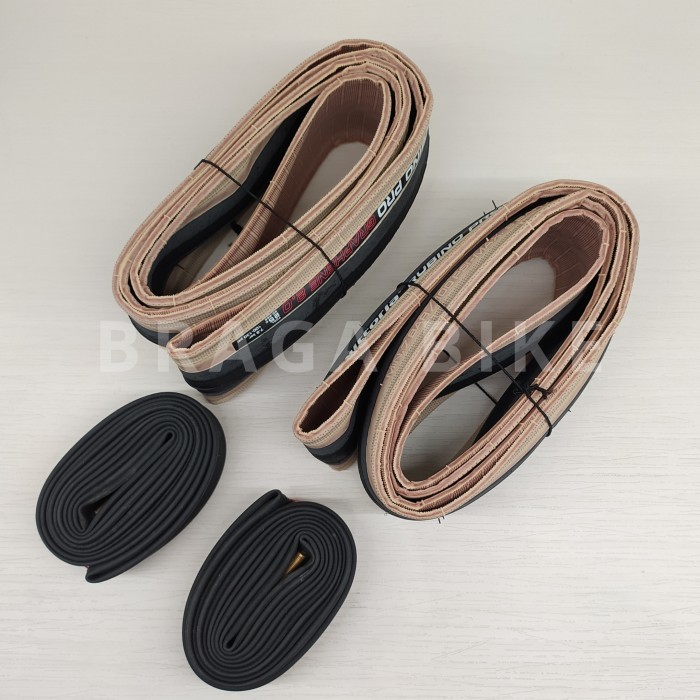 perlengkapan  anda     Ban Luar Vittoria Rubino Pro 700x25c 2 pcs + 2 pcs Ban Dalam Vittoria