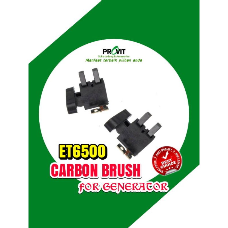 ET5500-ET6500 Carbon brush-Kull Arang mesin genset 5000Watt bensin