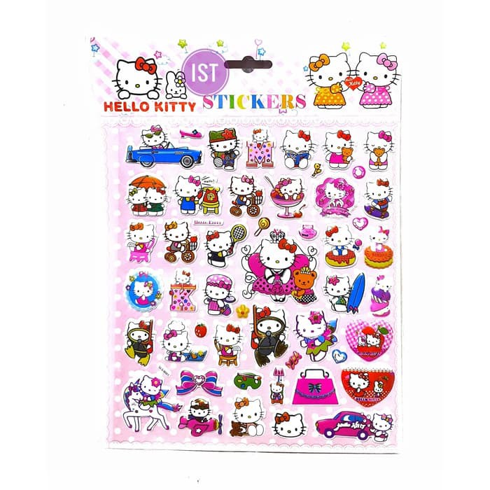 

STICKER STIKER TIMBUL HELLO KITTY BY CILUKBA TOYS - CB 1726