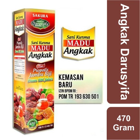 

Sari Kurma Madu Angkak SAKURA Darusyifa 470 ml Original