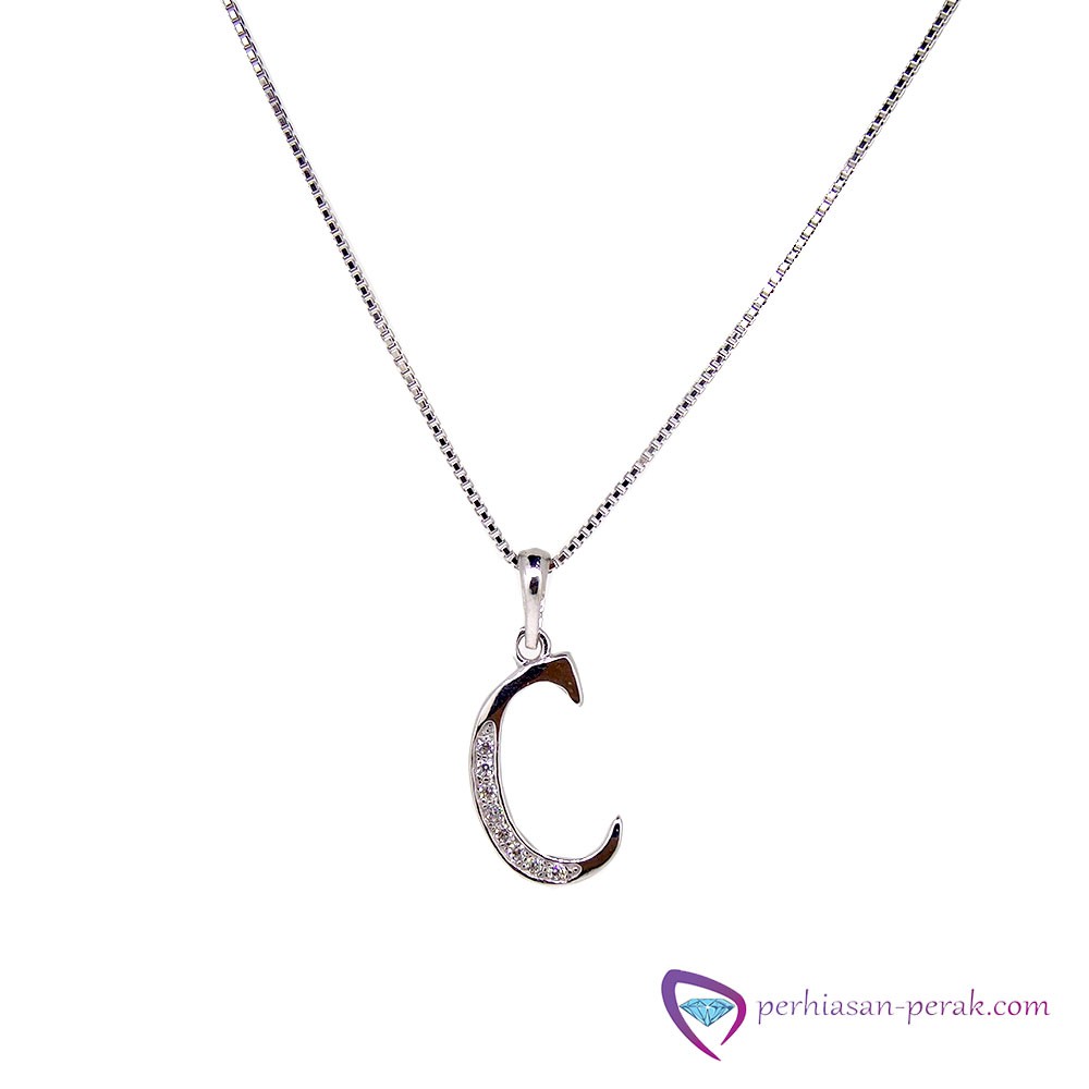 Kalung Silver Inisial 925 Sterling Silver 925 #grosir
