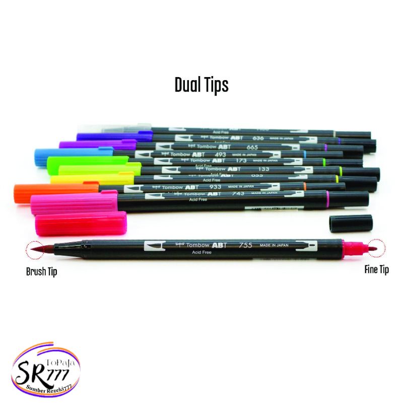 

Tombow Brush Dual Pen (ABT)/Spidol Warna Brush Waterbased