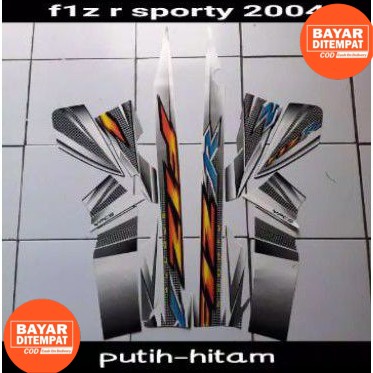 STRIPING LIS STIKER FIZR POSWAN F1ZR 2004 HITAM