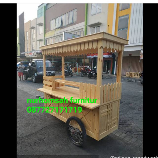 Gerobak jati belanda/gerobak minimalis/gerobak murah