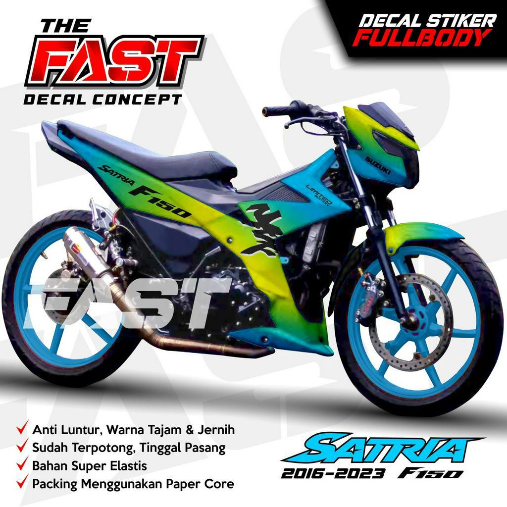 TERBARU Decal Satria FU 150 Stiker Variasi Motor Satria F150 Full Body Stiker Satria FU Injeksi Full