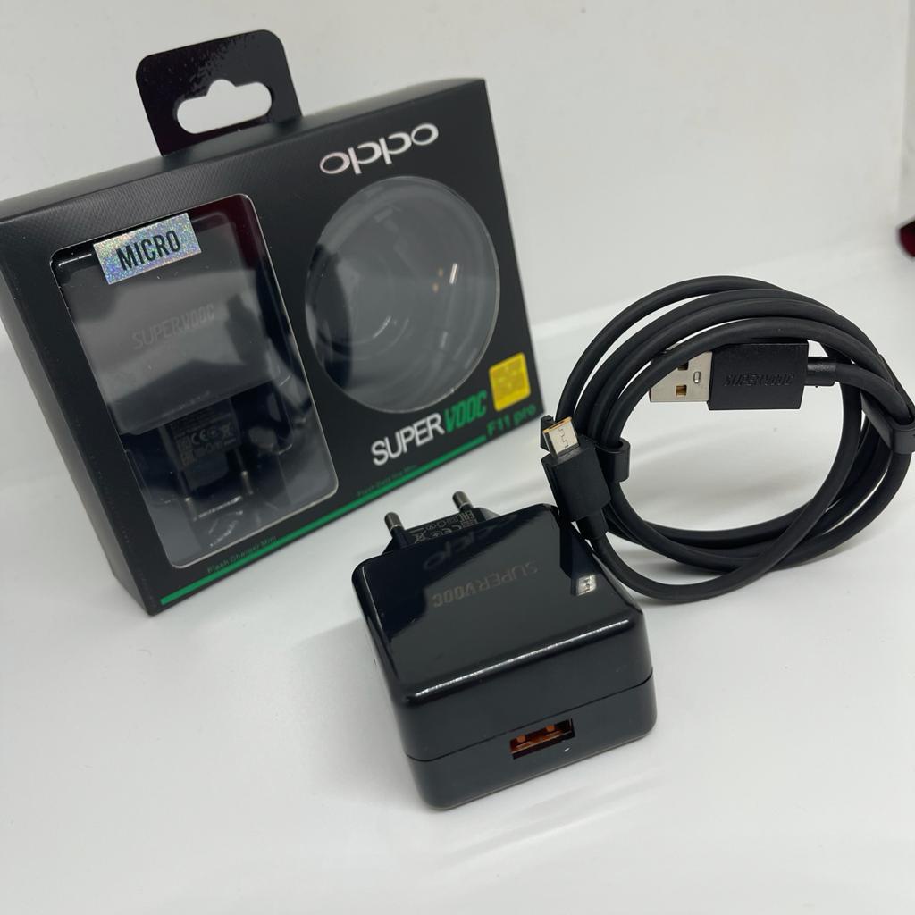 CHARGER OPPO 3.4A F11 PRO SUPER VOOC MICRO DAN TYPE-C