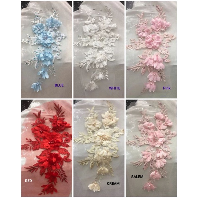 LACE BORDIR BUNGA 3D IMPORT