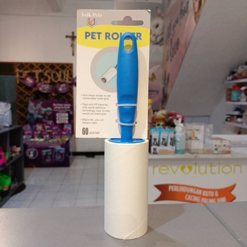 Volk Pets Pet Roller Economic 60 Set / Pembersih Bulu Hewan Di baju