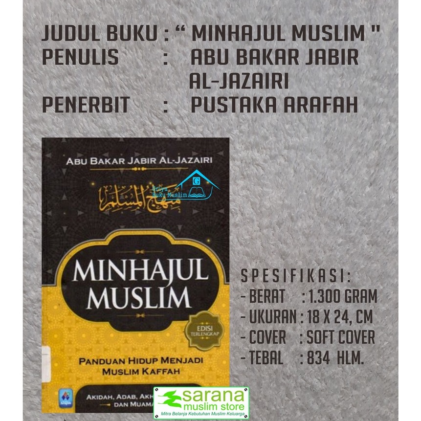 BUKU MINHAJUL MUSLIM Panduan Hidup Menjadi Muslim Kaffah