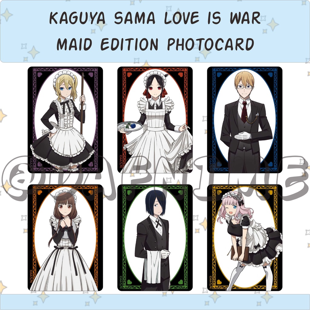 KAGUYA SAMA LOVE IS WAR MAID EDITION PHOTOCARD ANIME