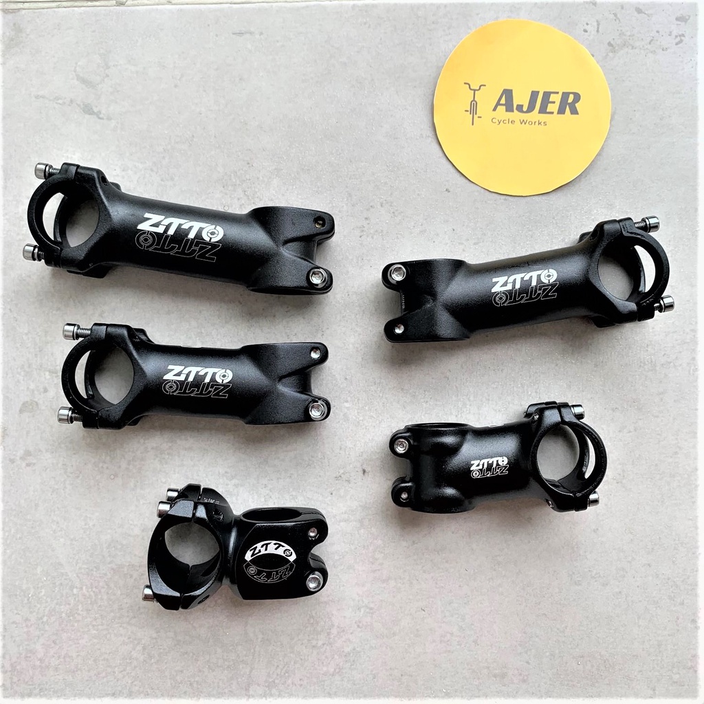 Stem sepeda Oversize Rise 7 derajat 32 60 80 90 100 mm Alloy 31,8mm