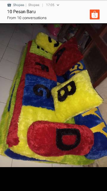 Sofabed Rasfur Tebal Busa 7 Cm ( Bisa Request )