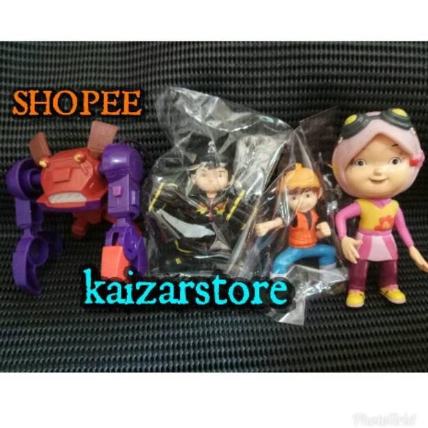 ➻ic #Sale✬ Mainan Boboiboy Galaxy Action Figure Chaki Kids Meal MCD Boboboy Yaya Gopal Ying Fang KWS