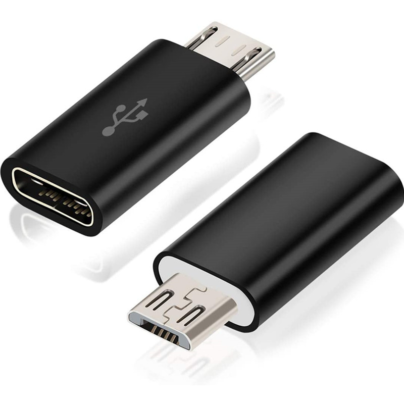 Kabel Adapter Konverter Data / Charger Otg Mini Tipe C Ke Micro Usb Untuk Android