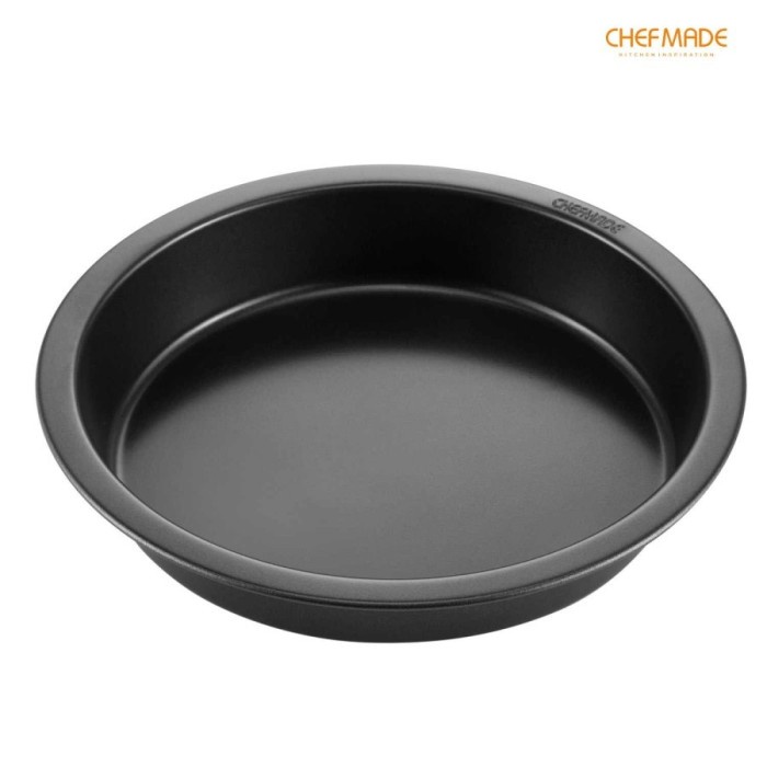 Chefmade WK9701 S - Loyang Pizza Anti Lengket / Pizza Pan 23cm Black/ loyang pizza