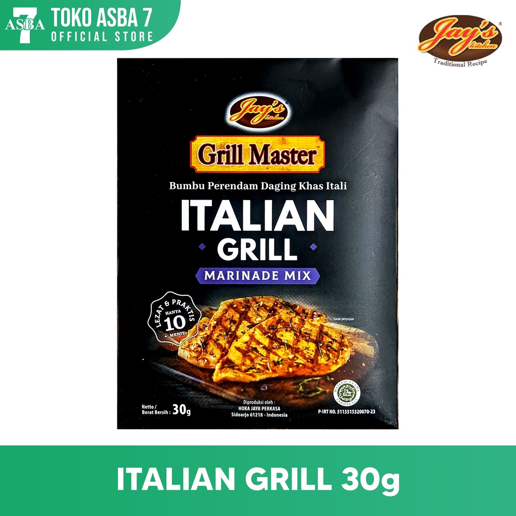 

JAYS GRILL MASTER ITALIAN GRILL 30GR