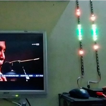 VU DISPLAY AUDIO RGB 2x 30 cm