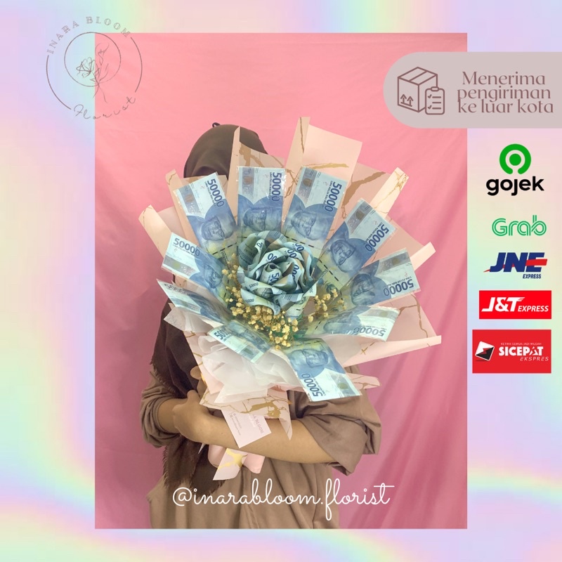 buket uang mawar/ buket uang asli murah/ buket bunga uang asli/ bouquet uang/ buket uang murah/ buke